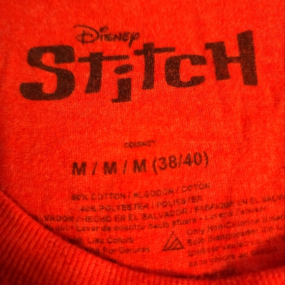 Disney Stitch, Medium red t-shirt - Picture 3 of 3